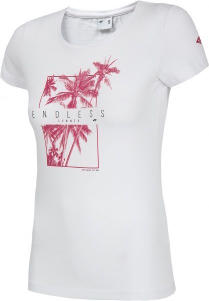 Футболка 4F H4L20-TSD025-10S H4L20-TSD025-10S XS белый