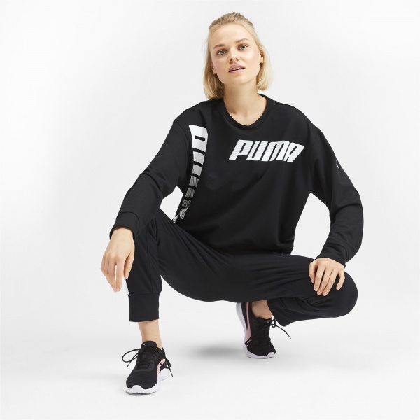 Джемпер Puma MODERN SPORT Crew Sweat 58007801 р. XS черный
