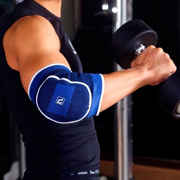 Налокітник захисний LiveUp р. S/M Elbow Support LS5703-SM синій