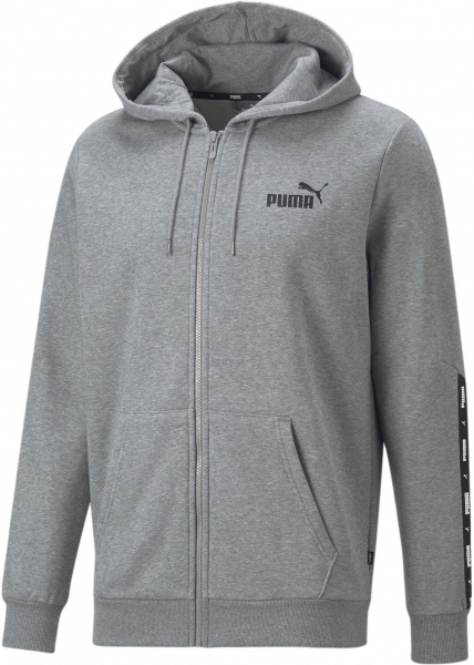 Джемпер Puma ESS+ TAPE FULL-ZIP HOODIE FL 67027003 р. 2XL сірий