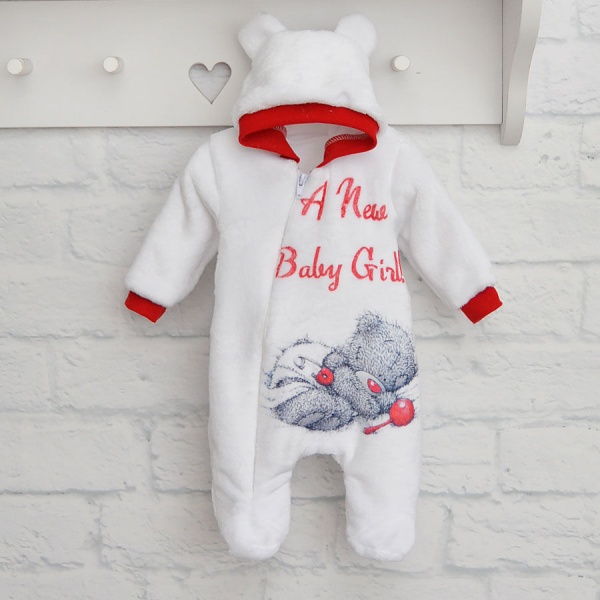 Чоловічок для дівчинки Blanka Ведмедик р.74 білий 110161 