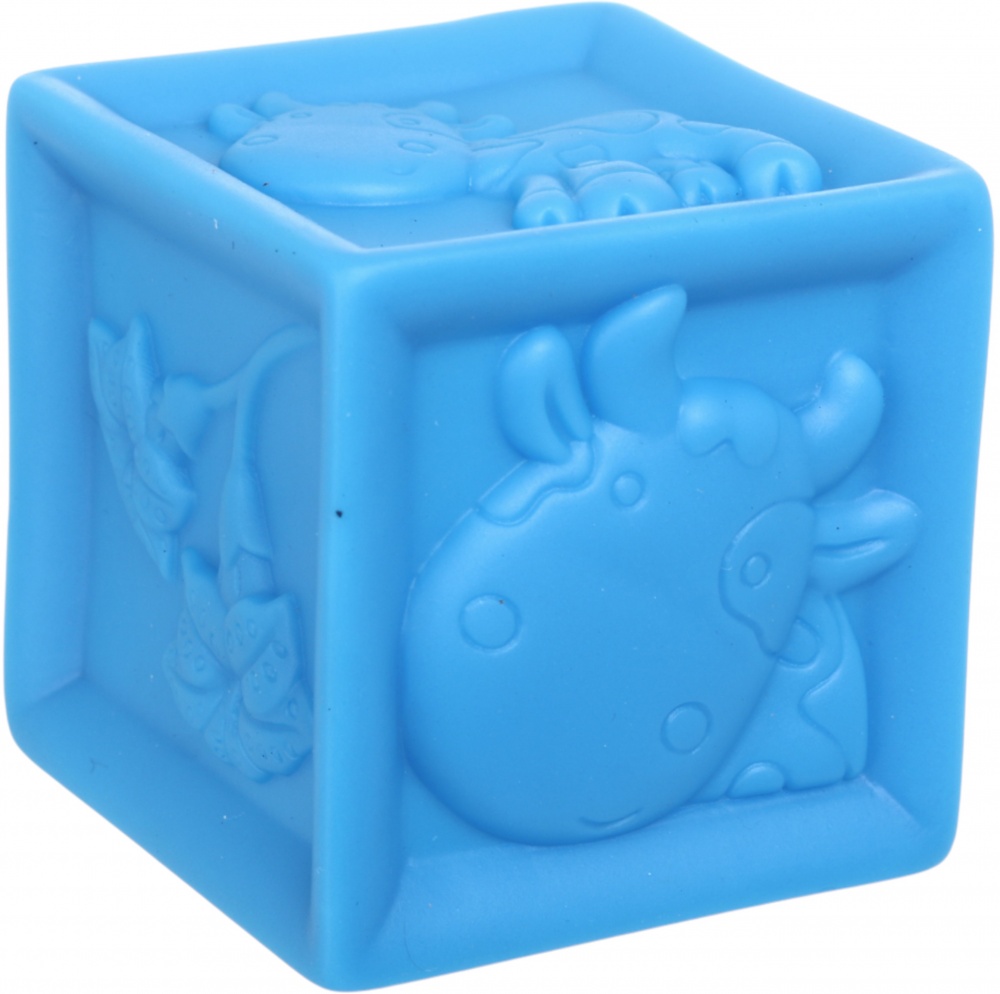 Набір іграшок для купання Jia Cheng кубики текстурні барвисті 6 шт. OTG0975515