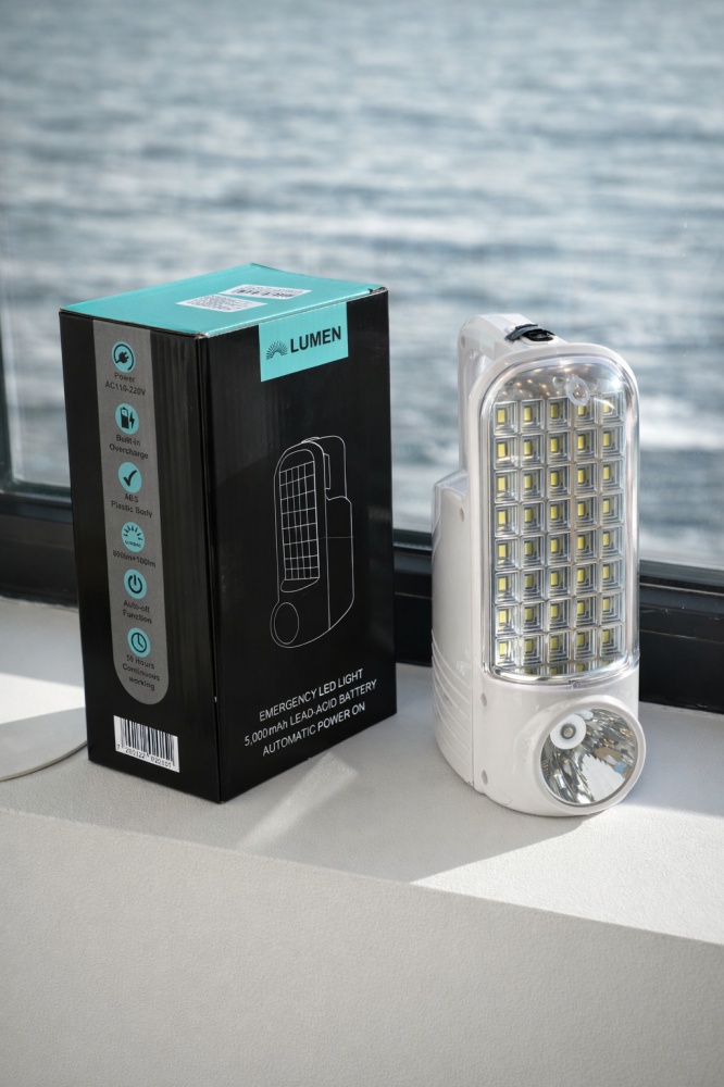 Фонарь светодиодный Lumen LED GL-5400 (1x40LED) 5000mAh 900 Lm белый