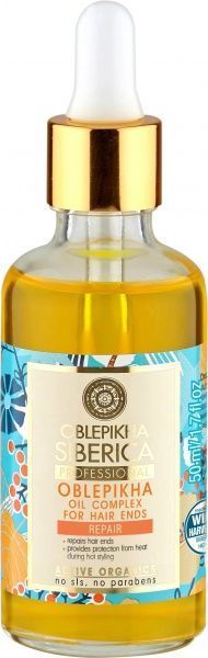 Олія Natura Siberica Обліпиховий комплекс для кінчиків волосся 50 мл