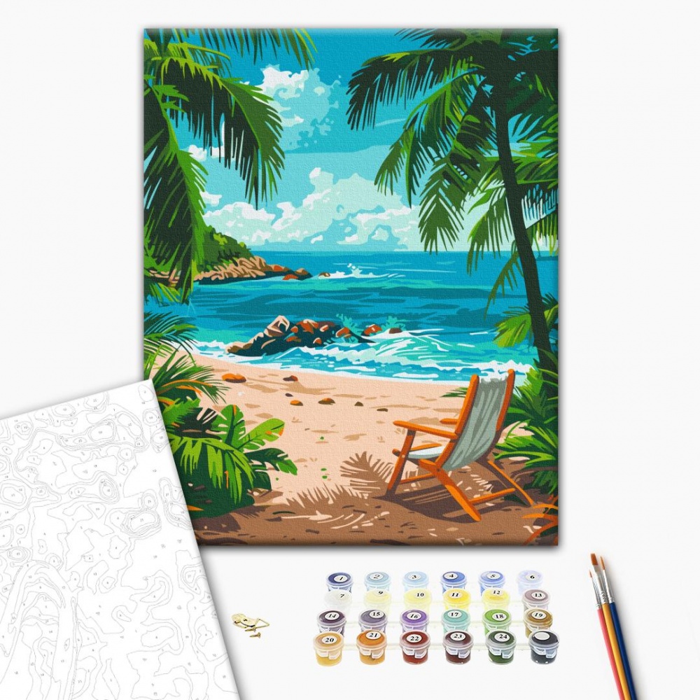 Картина за номерами Літня ідилія 40х50 см Brushme