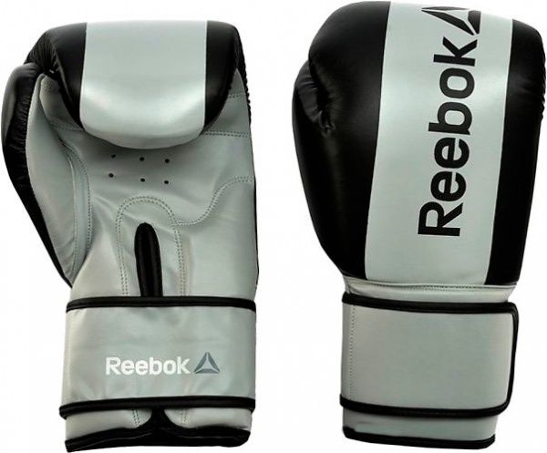 Боксерские перчатки Reebok RSCB-11116GR SS19 16oz серый с черным