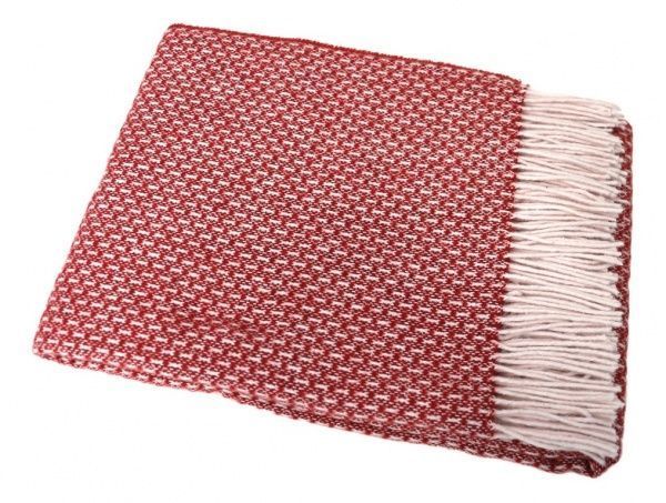 Плед Metro Boucle/1 140x200 см красный La Nuit