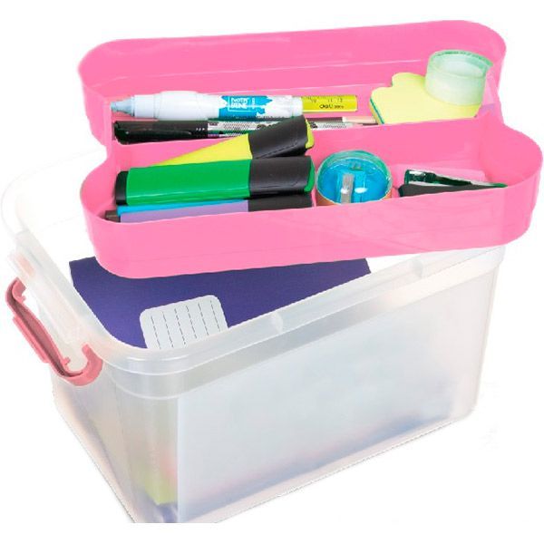 Контейнер з вкладишем Nota Bene 6,3 л рожевий 165x280x195 мм