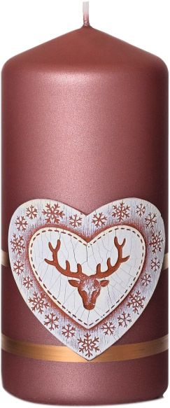 Свічка Різдво 13 см Асортимент Bartek Candles