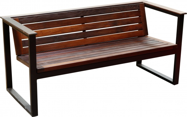 Комплект дерев'яних меблів з термо-модифікованої деревини коричневий 