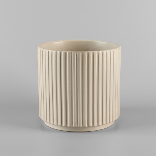 Ваза-кашпо МВМ DH-FLOWERS-24 M BEIGE 13 см Бежевий 