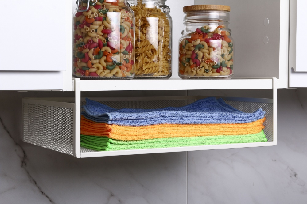 Підвісний кошик LUNA HOME сітчастий білий 38x26x12 см CN231031-13