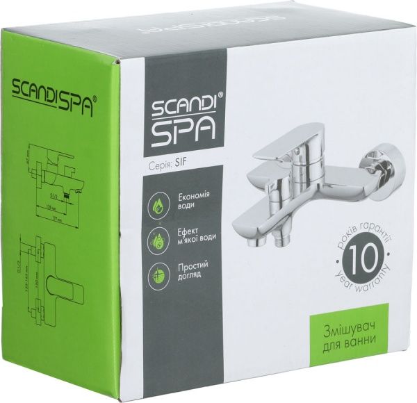 Змішувач для ванни Scandispa Sif FF35219-2