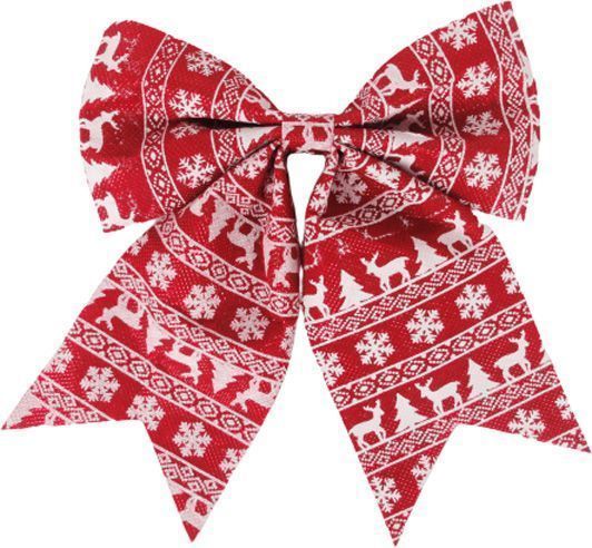 Декорація новорічна Бант австрійський 23х28 см SD15-789166 