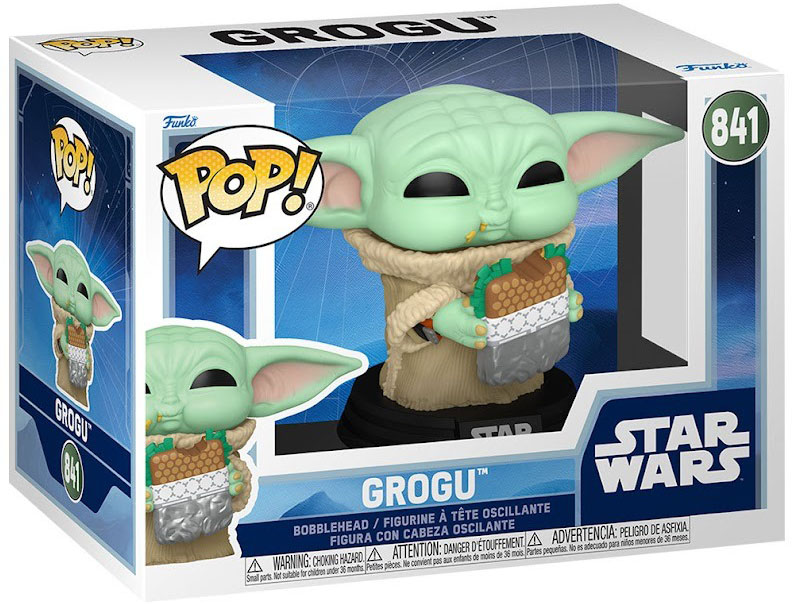 Фигурка коллекционная Funko POP! серии Мандалорец и Грогу - Грогу с сэндвичем 90821 — фото 1