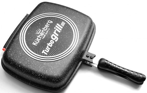 Сковорода-гриль двухсторонняя прямоугольная 30х24 см TurboGrill