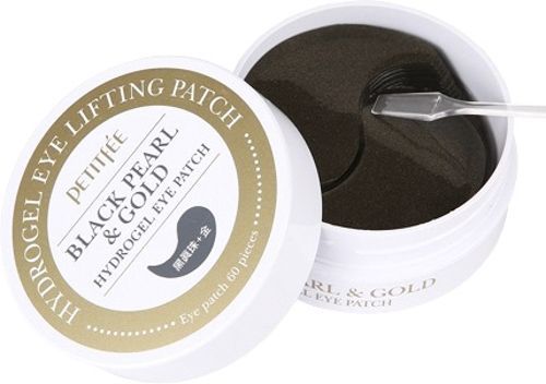 Гидрогелевые патчи Petitfee для глаз с золотом и черным жемчугом 60 шт./уп.