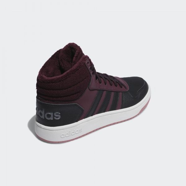 Ботинки Adidas HOOPS 2.0 MID EE7877 р. 7 бордовый