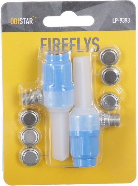 Ліхтар велосипедний LP Electro для коліс LP-9393(BL) 2 шт блакитний 