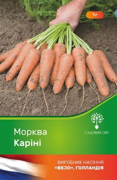 Семечки Садовий Світ морковь Карини 1г