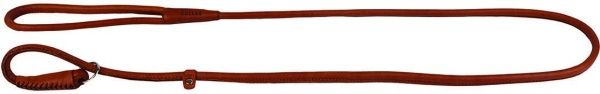 Поводок-удавка WAUDOG Soft круглый 1х135 см коричневый