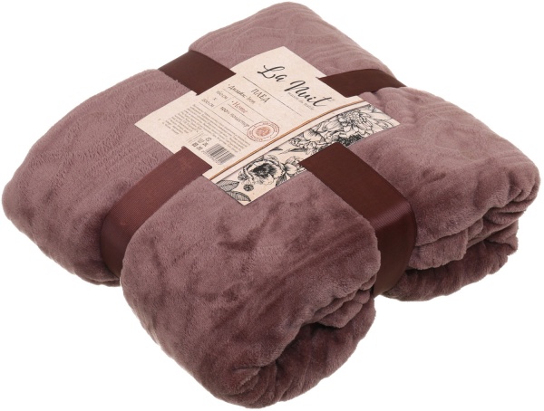 Плед Basic Iron 160x200 см коричневий La Nuit 