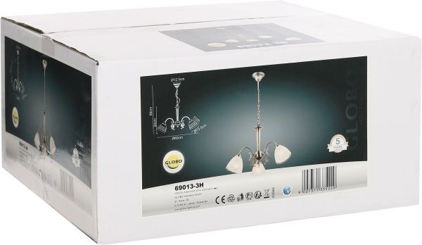 Люстра подвесная Globo Tialda 3xE14 античная бронза 69013-3H 
