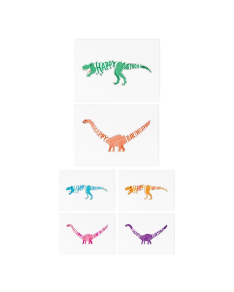 Тату временное TATTon.me Birthday Dinos set