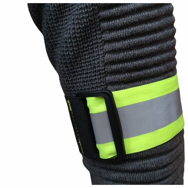 Нарукавники Trident 2шт пов'язка світловідбивна для рук та ніг р. one size 00127 лимонний