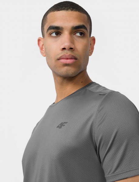 Футболка 4F TSHIRT FNK M493 4FSS23TFTSM493-25S р.S серый
