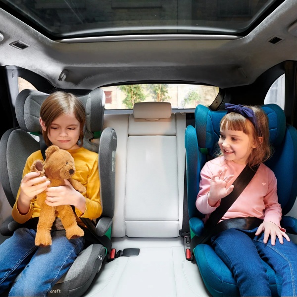 Автокрісло Kinderkraft Junior Fix 2 i-Size Rocket сірий KCJUFI20GRY0000