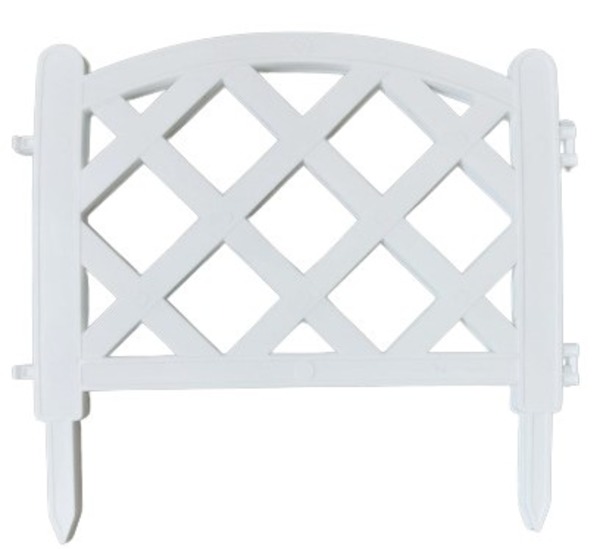 Декоративное ограждение для клумб Тірапласт Гамбург