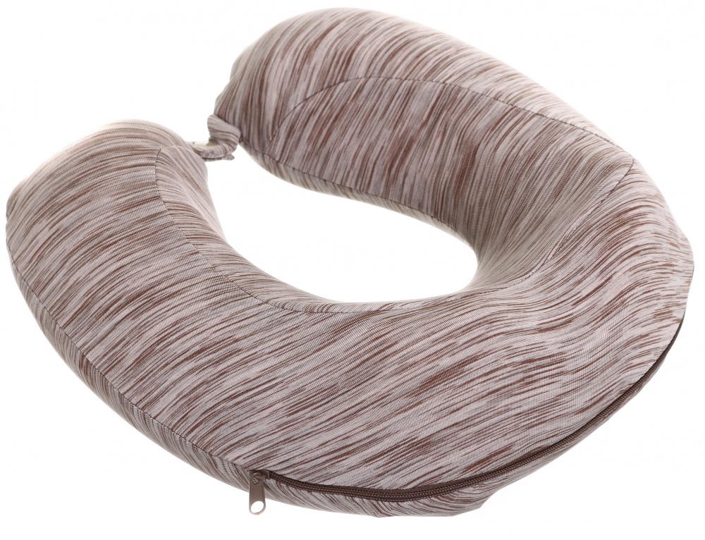 Подушка для подорожей Snaky Luna 27x29 см коричневий