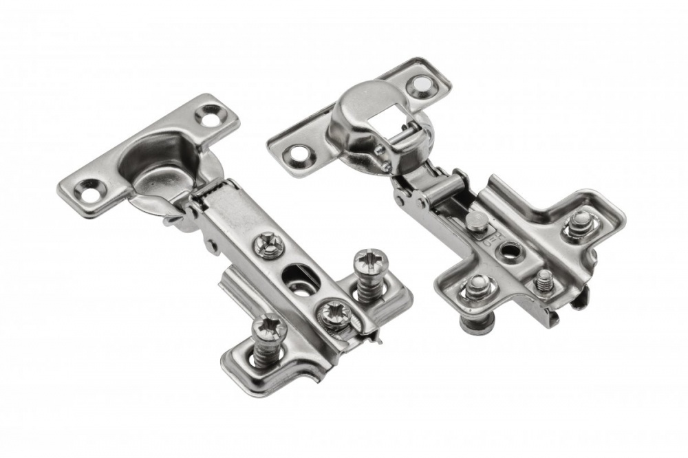 Петля накладная GTV 95° Slide-On Cibi Mini планка H=0 ZP-CIBI9H0ZE