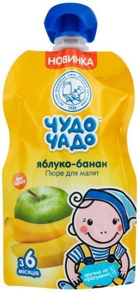 Пюре Чудо-Чадо ЯБЛОКО-БАНАН 90 г 
