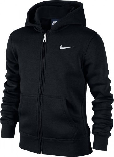 Джемпер Nike B NSW HOODIE YA76 BF FZ 619069-010 р. L черный