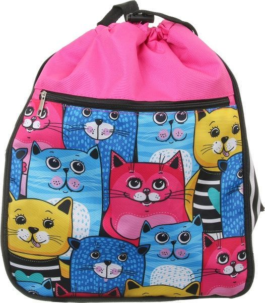 Сумка для взуття трансформер Коти 2 рожева