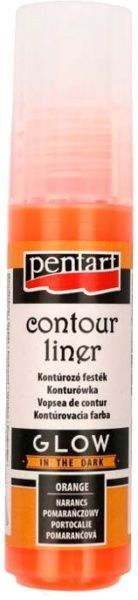 Контур универсальный оранжевый 17494 Glow in the dark 1 цветов 20 мл