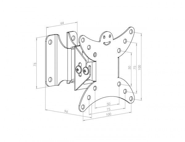 Крепление для телевизора KSL WM111T 13