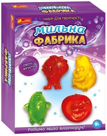 Набір для творчості Ranok Creative Мильна фабрика Овочі – фрукти 301926