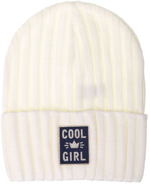 Шапочка детская для девочки Kraft+ 2560 р.52 молочный 