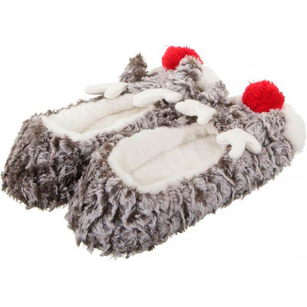 Обувь домашняя женская La Nuit Олени р. 38-39 шоколадная