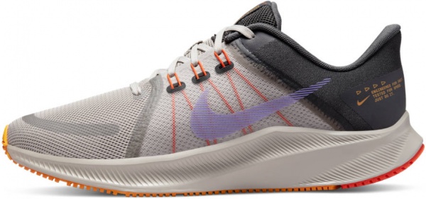 Кроссовки Nike Quest 4 DA1105-008 р.US 9 серо-черный