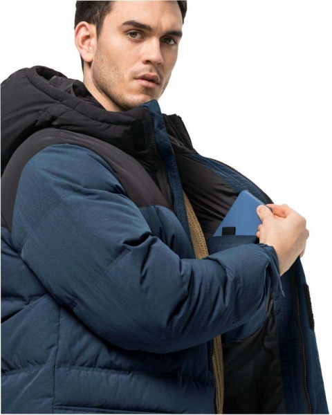 Пуховик Jack Wolfskin ALEX LONG DOWN JKT M 1207251_1383 р.XL синій