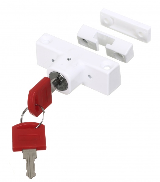 Замок-блокиратор WSL-001 Ral 9016 белый