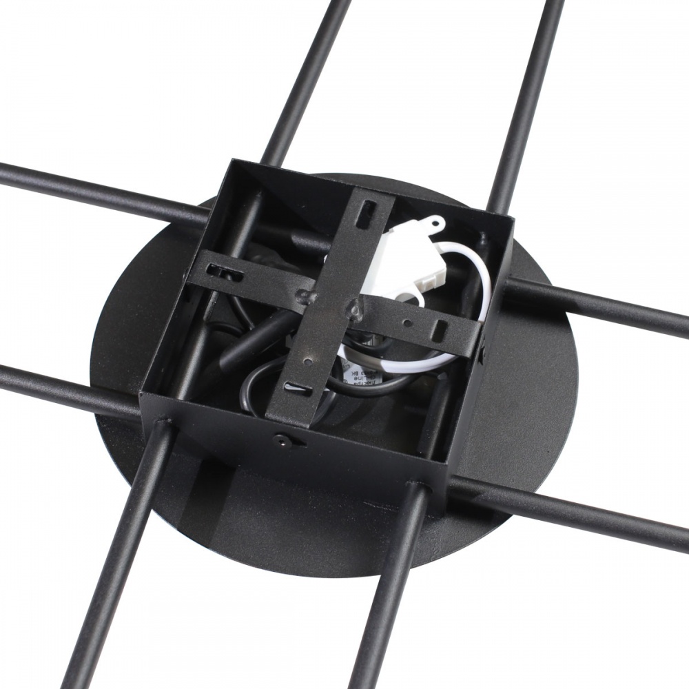 Люстра стельова LIGHT SET BARVINOK 8xGX53 чорний