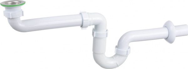 Сифон ScandiSPA трубчатый с выпуском 1 1/2 NS0411