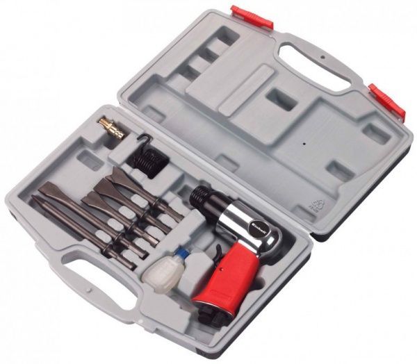 Молоток відбійний пневматичний Einhell DMH 250/2, 6.3 бар, 4500 уд/хв, ход 44 мм, 115 л/хв, зубила 4 4139008