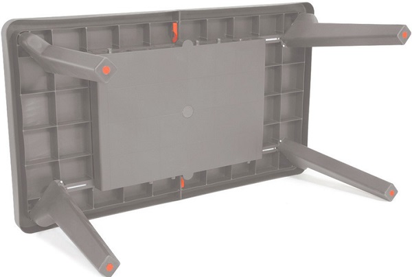 Стол пластиковый Bica Bergen 90x220 см серо-бежевый 437.1