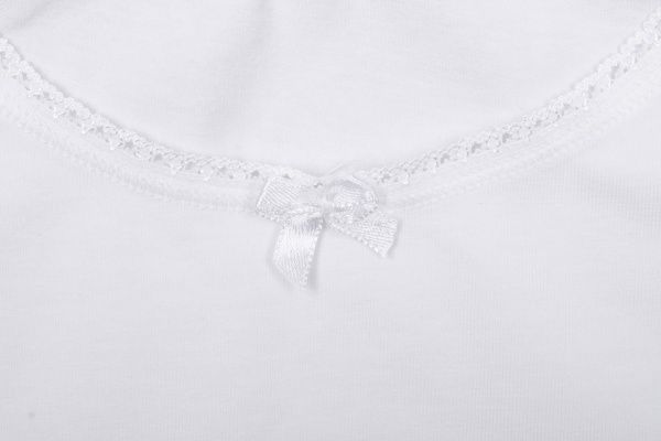 Майка Bibo для девочки р.128 белый 340004 